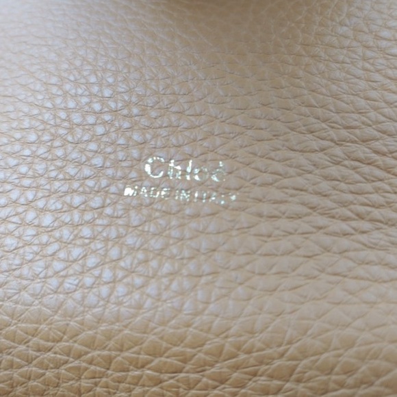 Chloe Medium Day pebbled leather autumnal brown bag with gold hardware 🔑 NWT - Picture 15 of 16